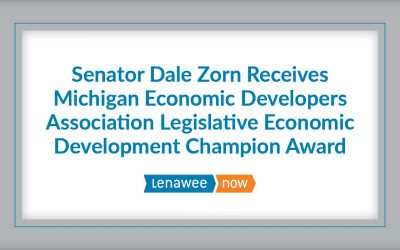 Senator Dale Zorn Receives Michigan Economic Developers Association Legislative Economic Development Champion Award