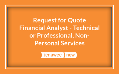 Request for Quote: Financial Analyst